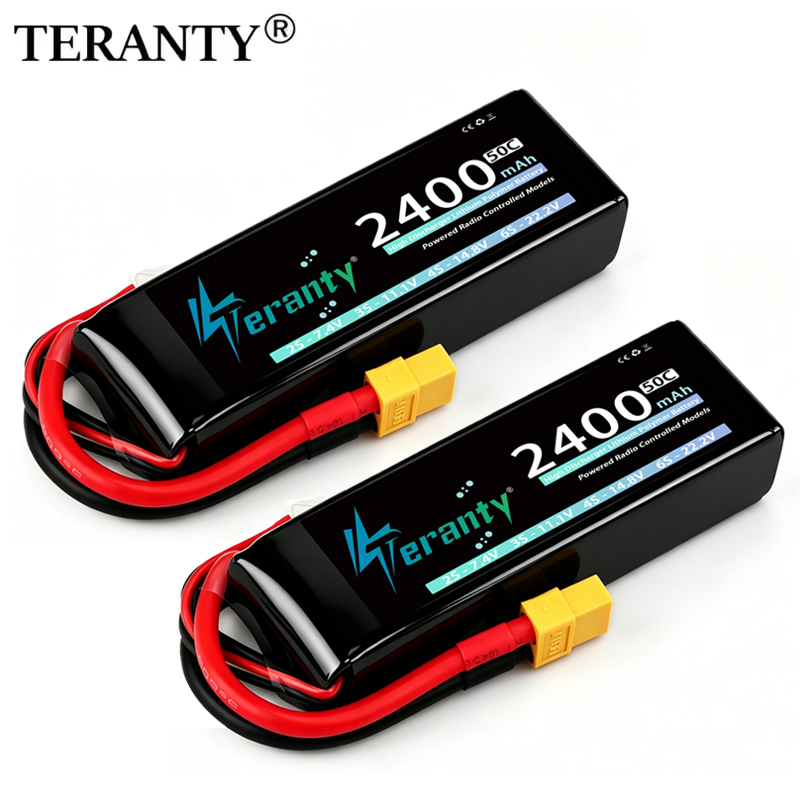 Drone Battery Lipo - TERANTY 3S 2200/2400/2600mAh リポバッテリー 11.1V 50C