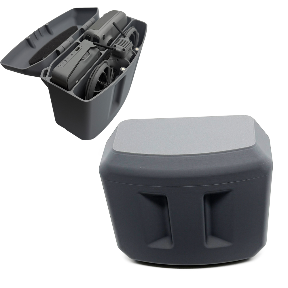 Drone Battery Case - DJI Neo 2用ハードキャリングケース 3Dプリント保護ボックス 磁気蓋付き 調整可能なストラップ