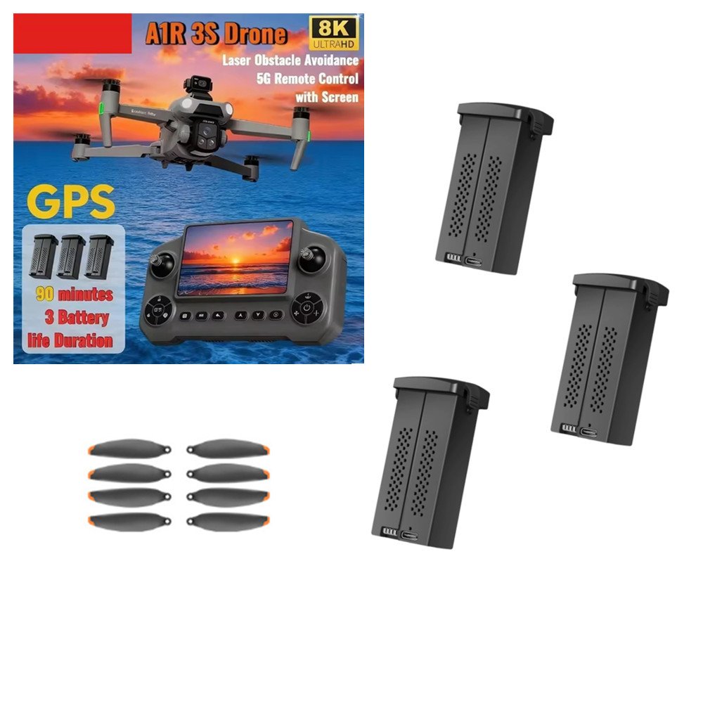 A1R 3S GPS バッテリー 7.4V 3000mAh  - Drone Battery 3S のレビューと価格