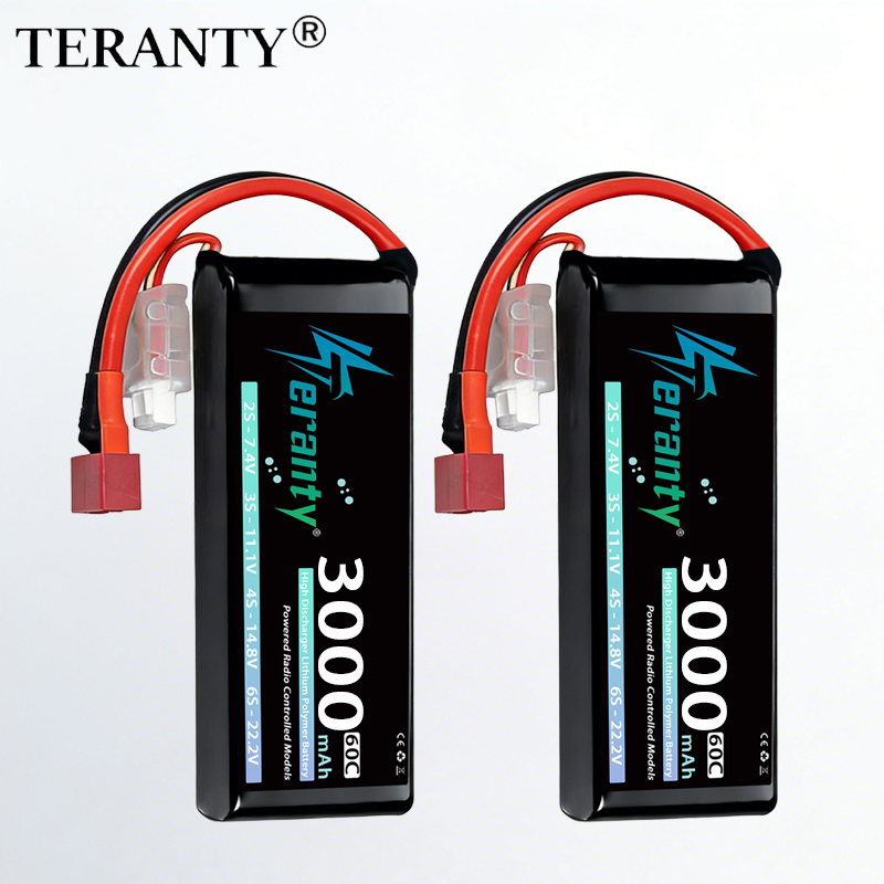 TERANTY 2S 3000mAhリポバッテリー 7.4V - Drone Battery 3S のレビューと価格