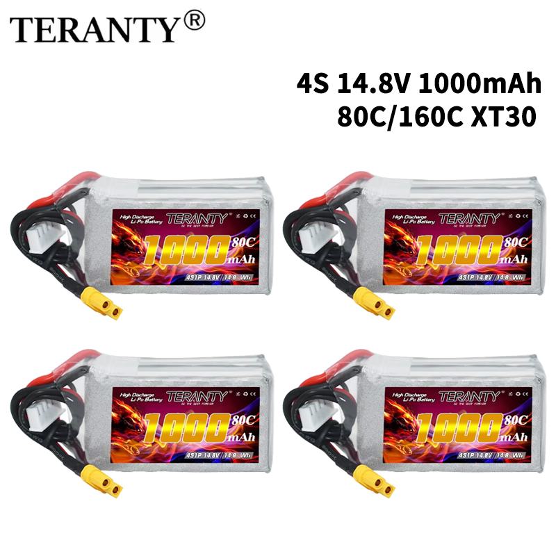 TERANTY 4S 1000mAh 14.8V 80C/1 - Drone Battery Lipo のレビューと価格