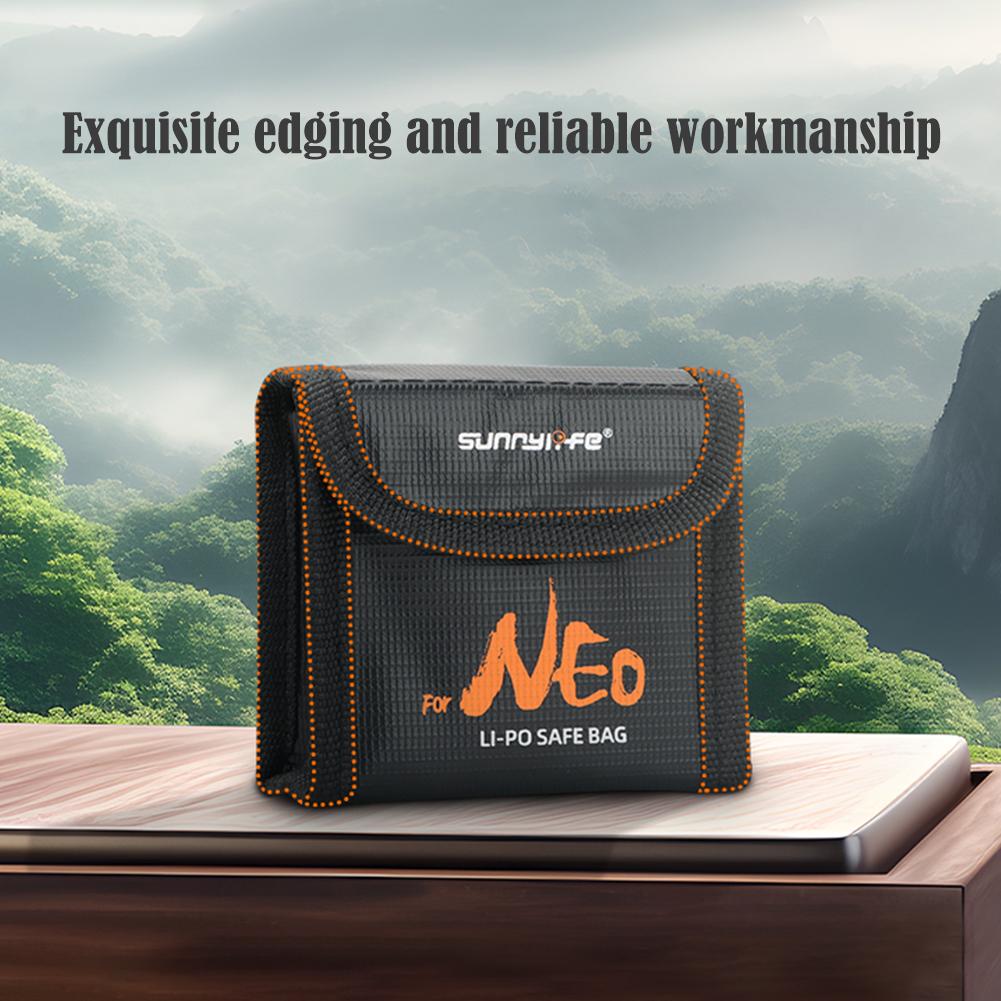 ドローンフライトバッテリーセーフバッグ DJI NEO用保護 - Drone Battery Bag のレビューと価格