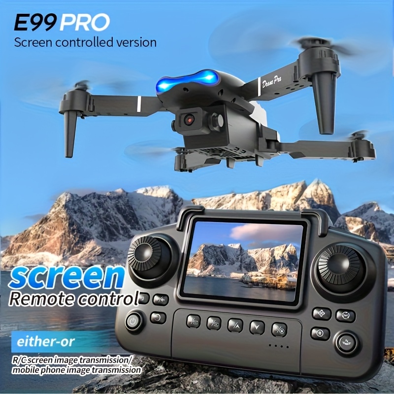 2026年型、デュアルカメラ4K HD、画面付きリモコン、2 - Drone Battery Case のレビューと価格