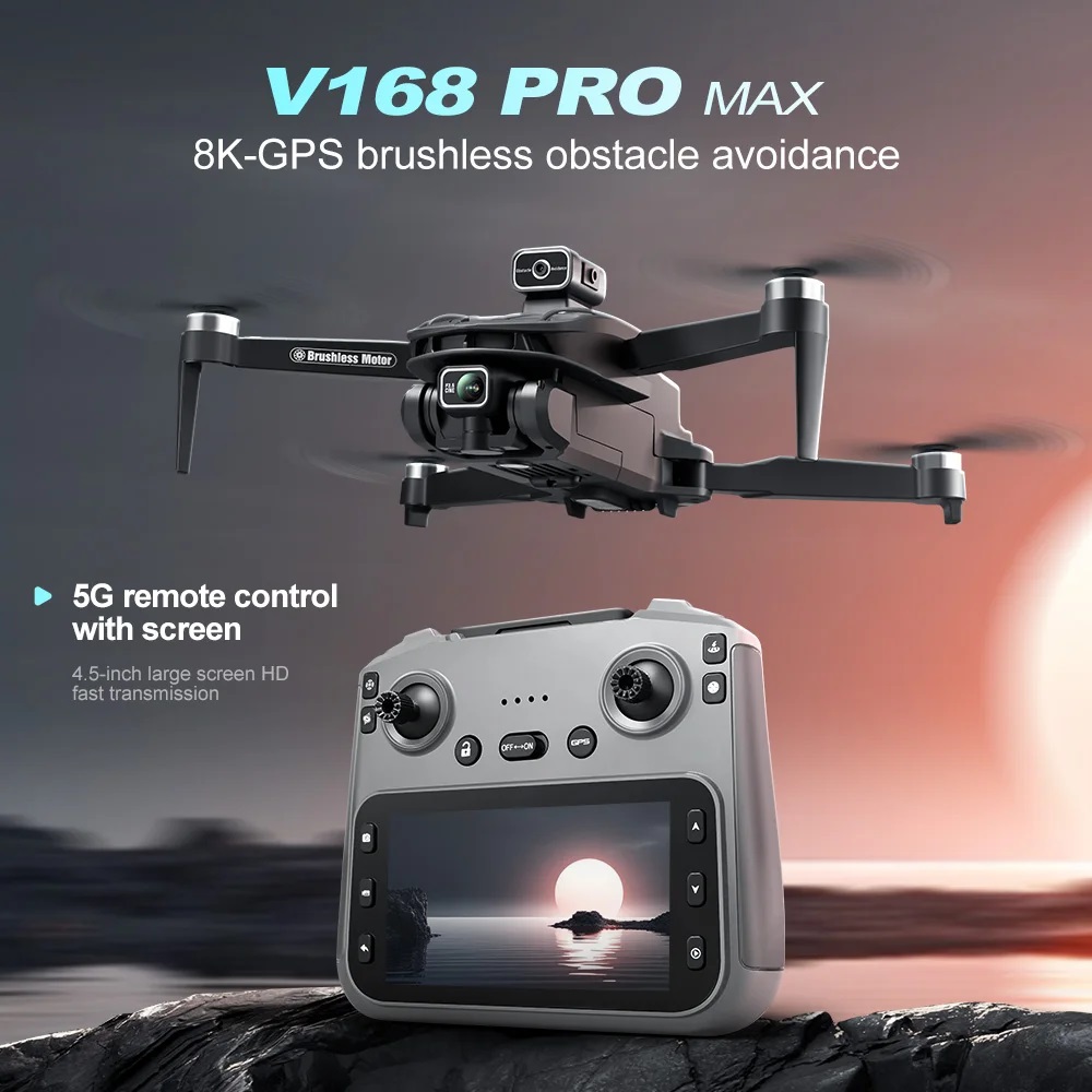2026 V168 MAX GPSドローン プロ仕様 8Kカ - Jjrc Drone X12 のレビューと価格